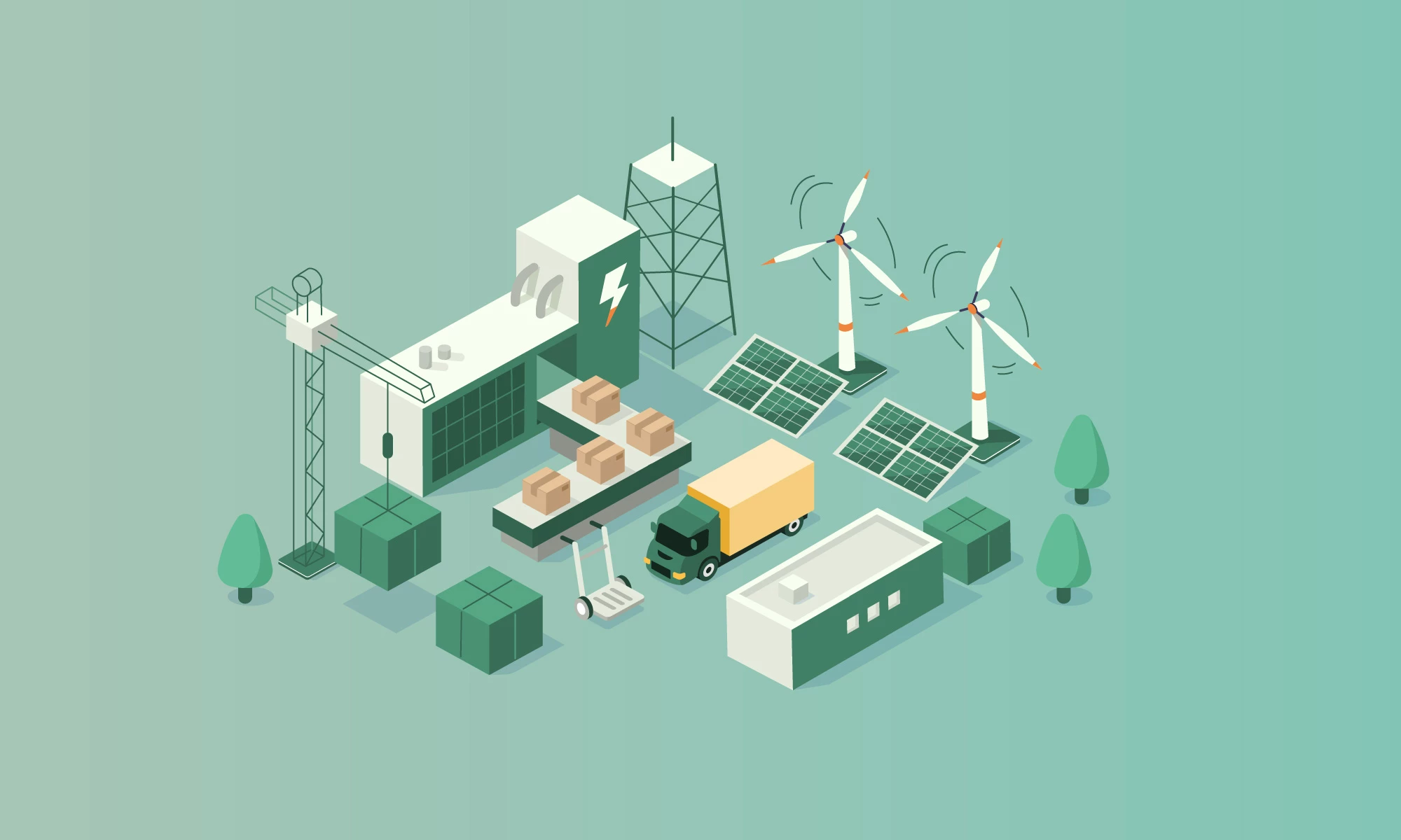 Nachhaltigkeit im Unternehmen: Energie speichern und einsparen mit moderner Technik.